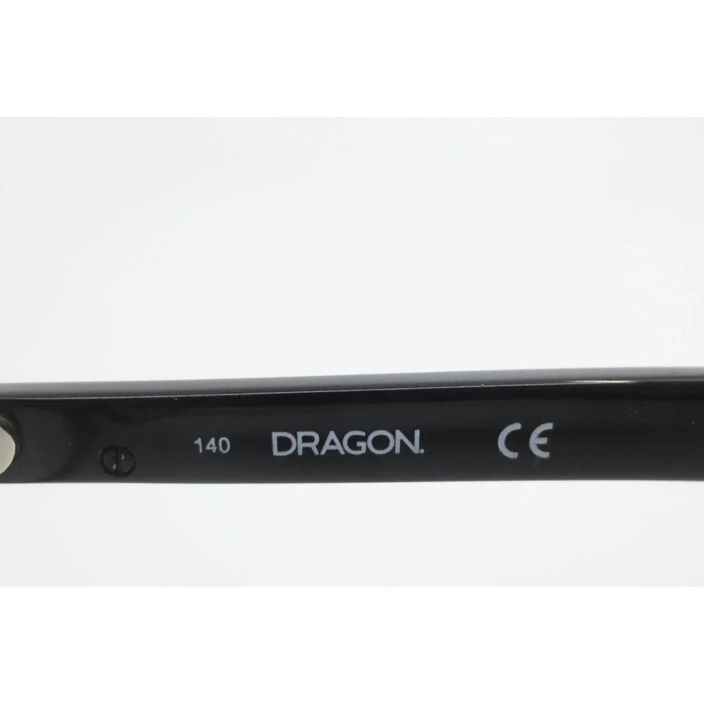 Dragon Harry DR200 001 Black Rectangular Eyeglasses Frames 54-18-140 Mens Womens
